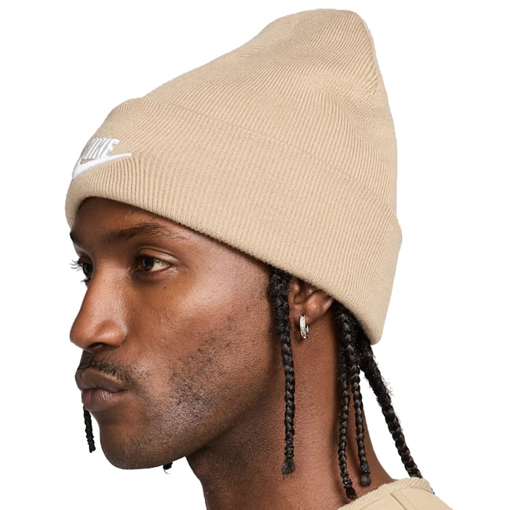Nike Peak Futura Beanie - Khaki/White