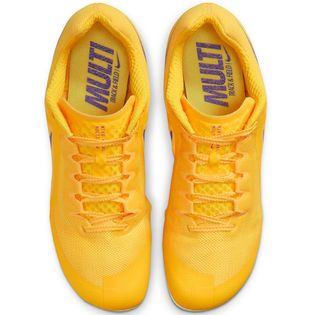 Zoom Rival Multi Running Spikes Citron Pulse / Indigo Burst / Volt Glow
