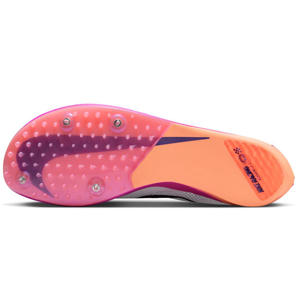Dragonfly 2 Running Spikes White / Hyper Turquoise / Fire Pink / Obsidian