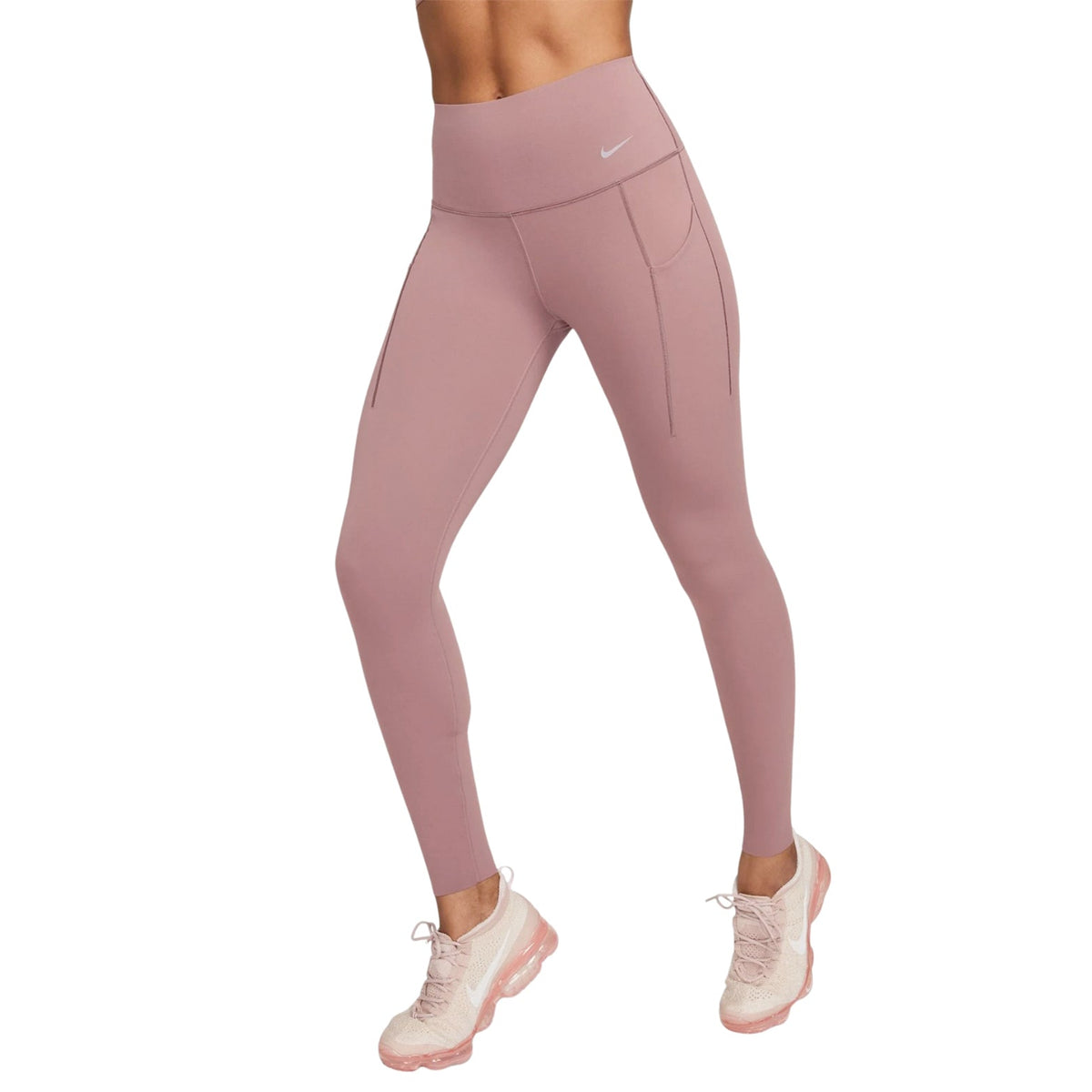 Women's Universa Medium-Support High-Waisted Full Length Leggings Smokey Mauve / Black