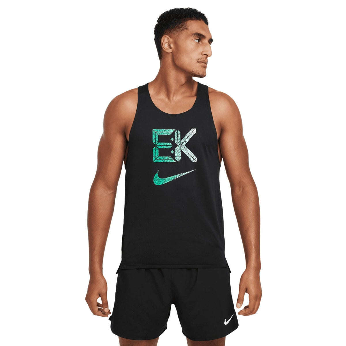 Nike Men's Dri-FIT Fast Kipchoge Running Vest Black / Stadium Green
