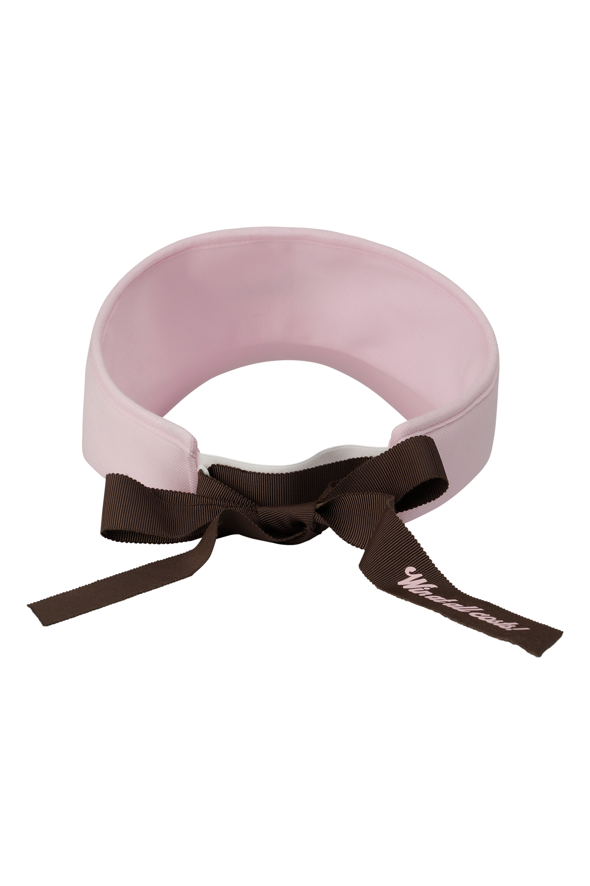 Women's Ribbon Visor Light Pink