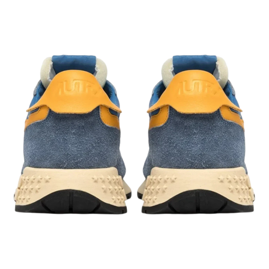 Autry Running Reelwind Low Man Sneakers in Cemble and Gold Fushion Nylon And Suede Men WWLM-UT02