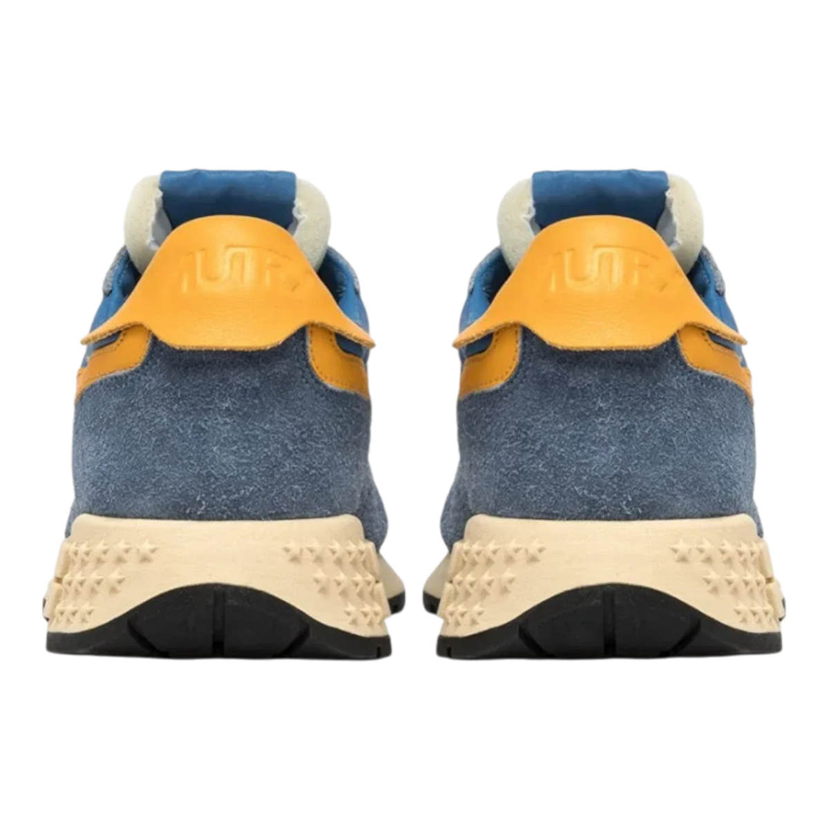 Autry Running Reelwind Low Man Sneakers in Cemble and Gold Fushion Nylon And Suede Men WWLM-UT02