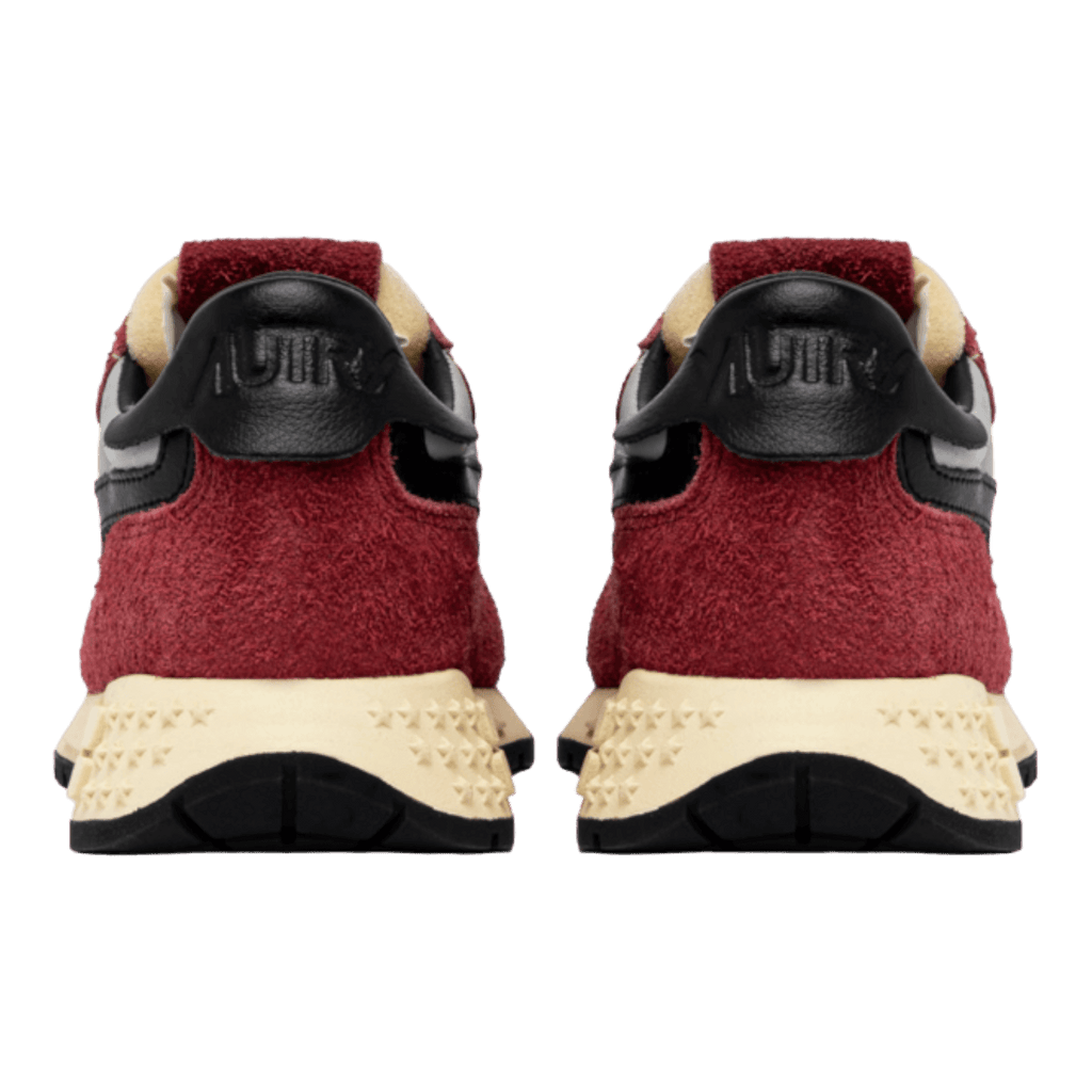 Autry Reelwind Low Red & Black Nylon and Suede for Women WWLW-HN07
