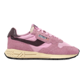Autry Reelwind Low Sneakers in Roseate And Rose Suede And Nylon Women WWLW-UT11