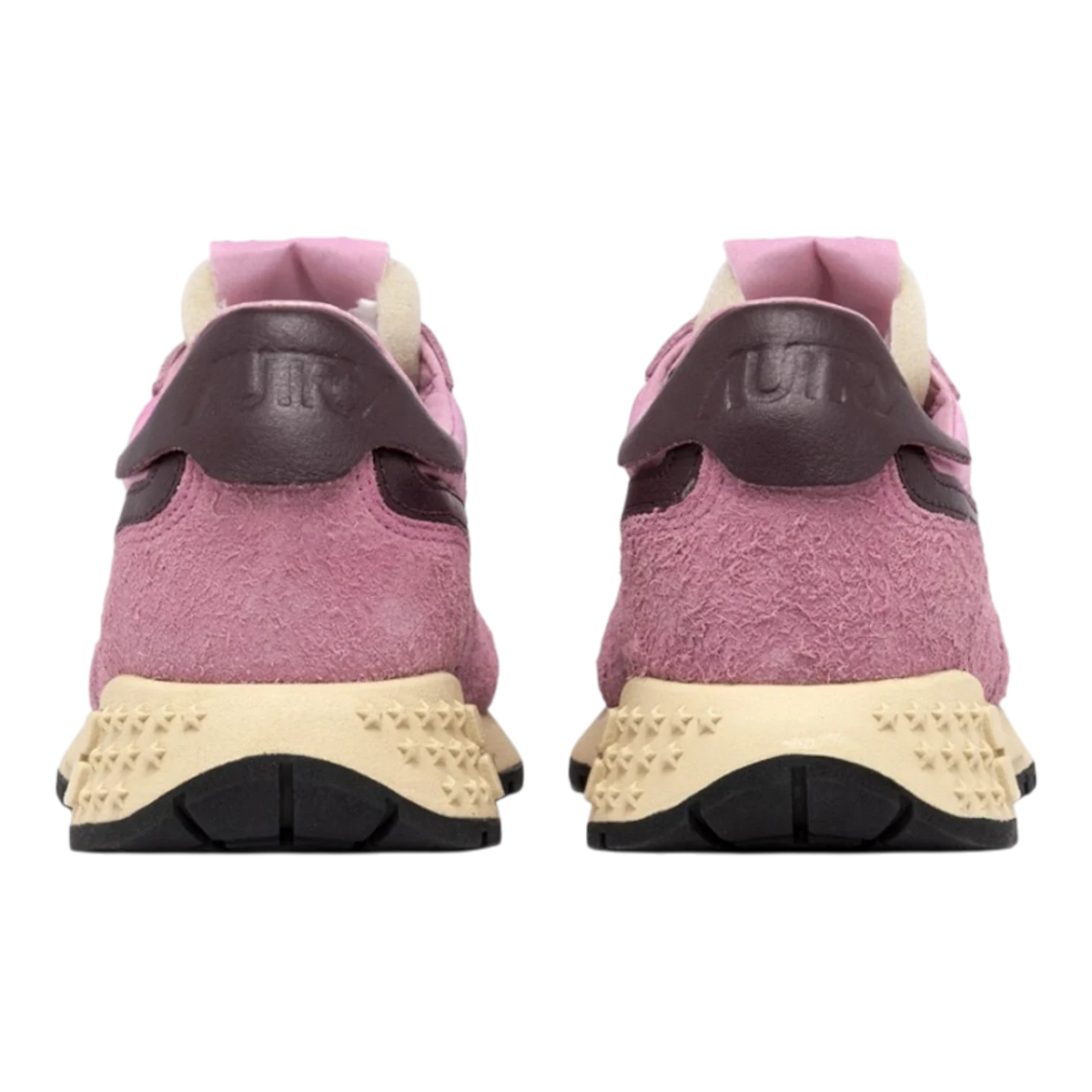 Autry Reelwind Low Sneakers in Roseate And Rose Suede And Nylon Women WWLW-UT11