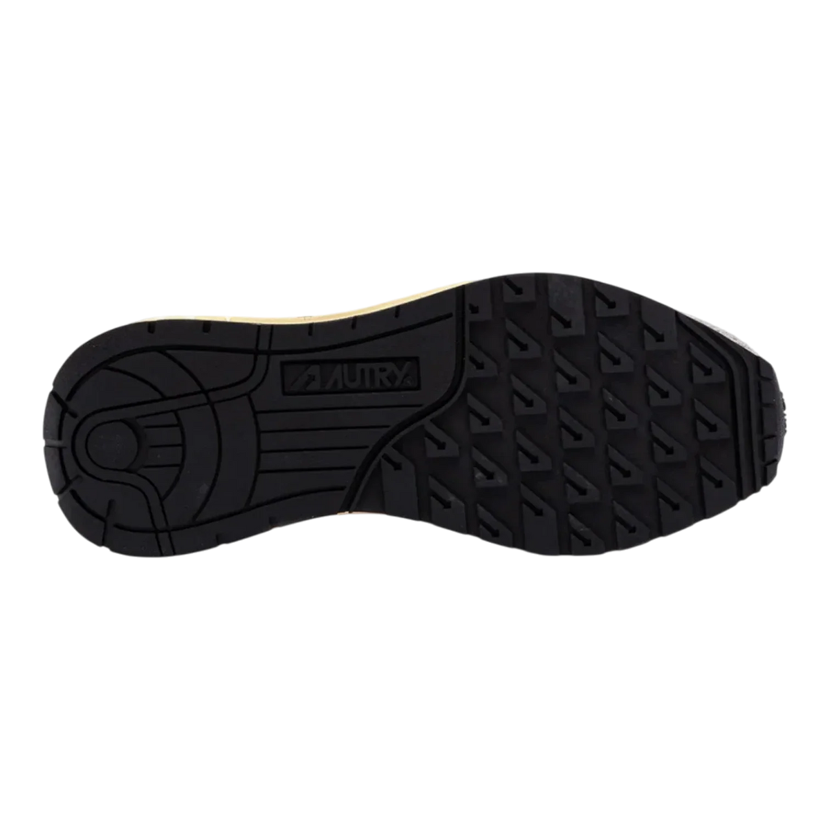 Autry Reelwind Low Sneakers In Pistachio And Black Nylon And Suede Women WWLW-UT40