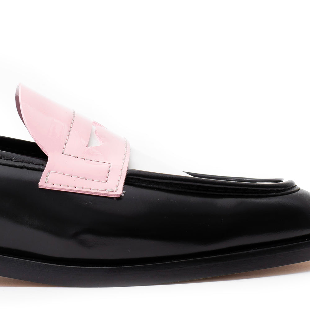 Women's Msgm Loafers Pink/Black/White