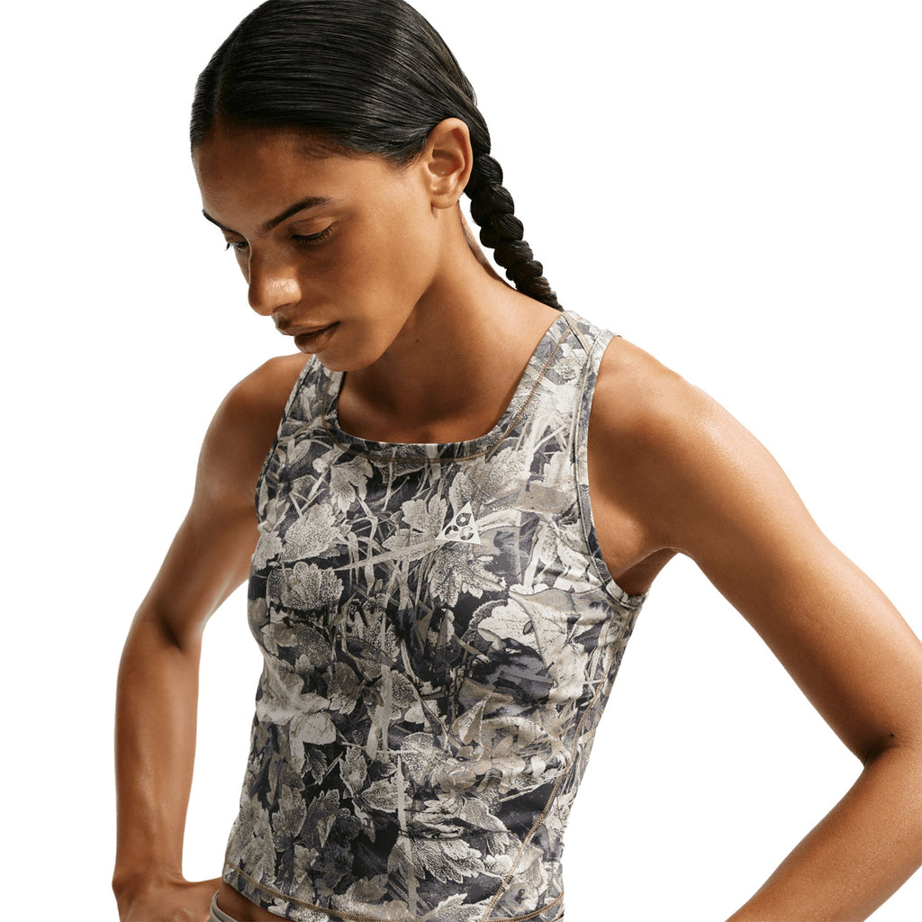 Women's ACG Chamo Camo Women's Dri-FIT Tank Top Sequoia / Summit White