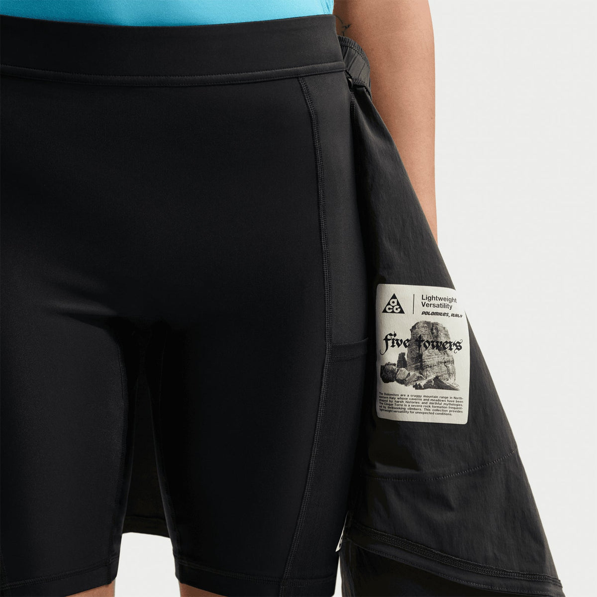 Women's ACG Five Towers Skort Anthracite / Summit White