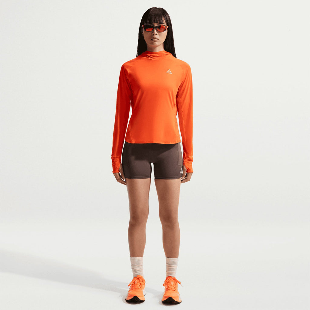 Women's ACG High-Waisted 4 Inch Short Tights Ironstone / Cave Stone / Summit White