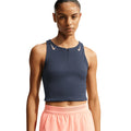 Women's Aeroswift Dri-FIT ADV Cropped Running Tank Thunder Blue / Linen