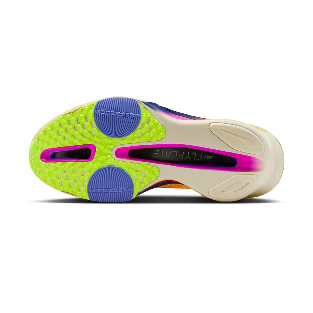 Women's Alphafly 3 Running Shoes Laser Orange / Citron Pulse / Volt Ice / Indigo Burst