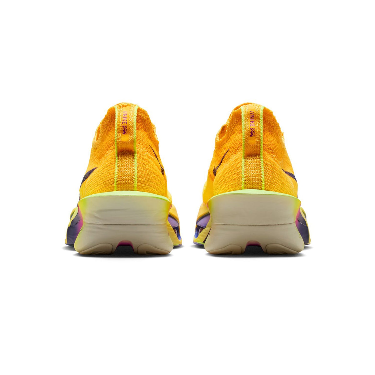 Women's Alphafly 3 Running Shoes Laser Orange / Citron Pulse / Volt Ice / Indigo Burst