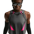 Women's Dri-FIT ADV Cropped Running Vest Iron Grey / Volt / White
