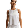 Women's Dri-FIT ADV Cropped Running Vest Off White / Black