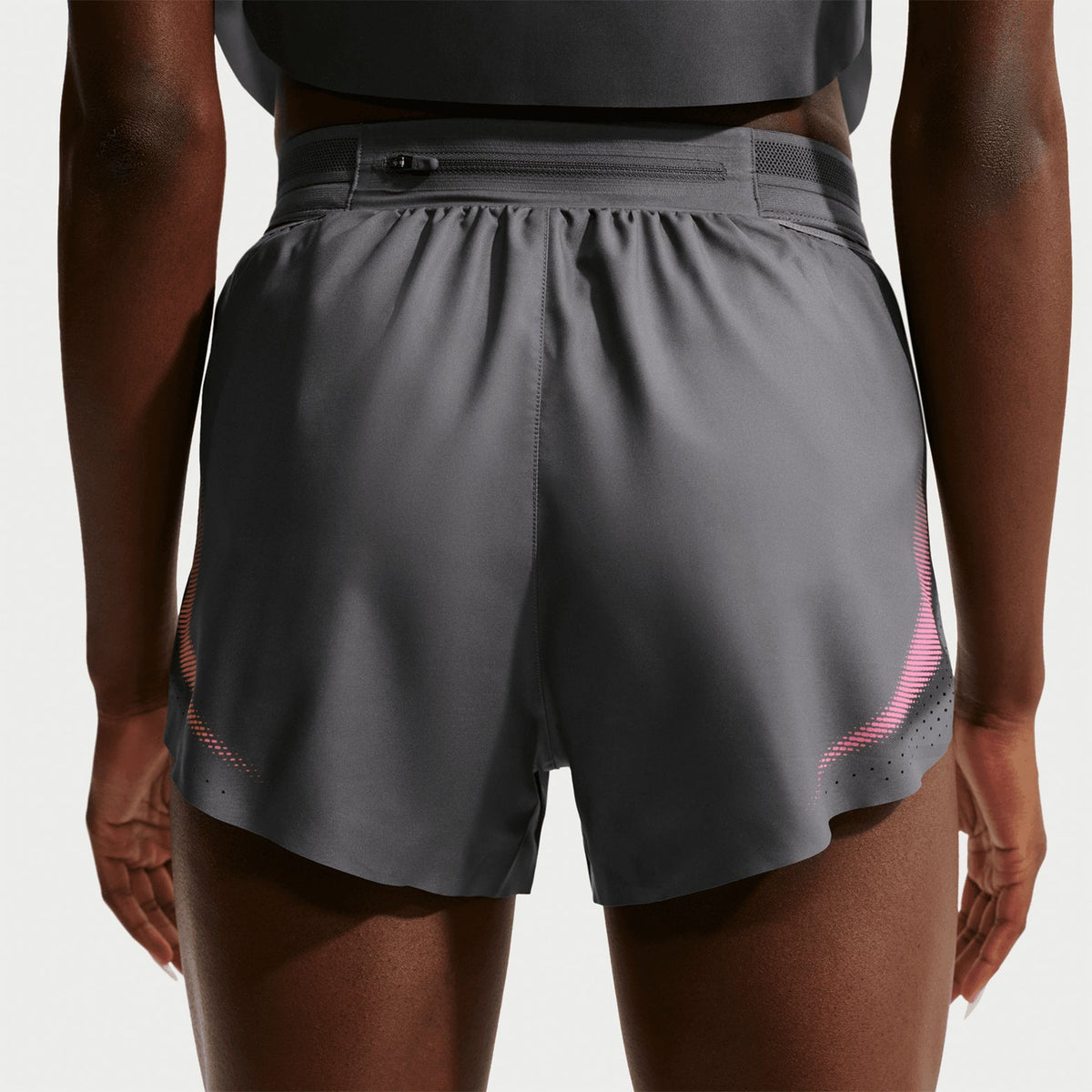 Women's Dri-FIT Aeroswift ADV 3 Inch Running Shorts Iron Grey / White