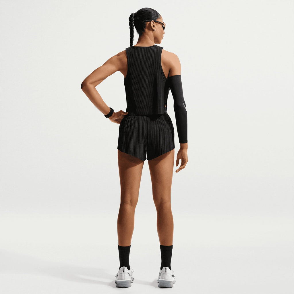 Women's Dri-FIT Aeroswift ADV Cropped Running Tank Black / White