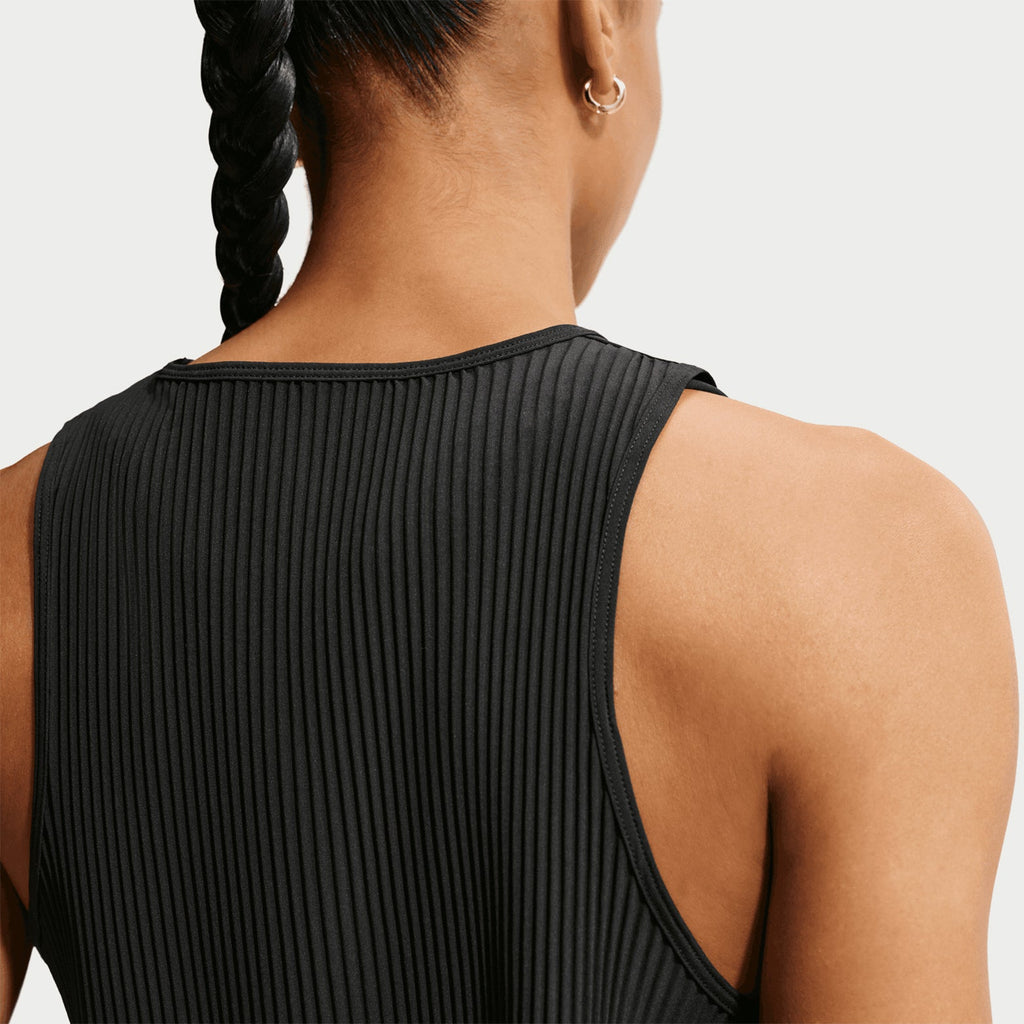 Women's Dri-FIT Aeroswift ADV Cropped Running Tank Black / White