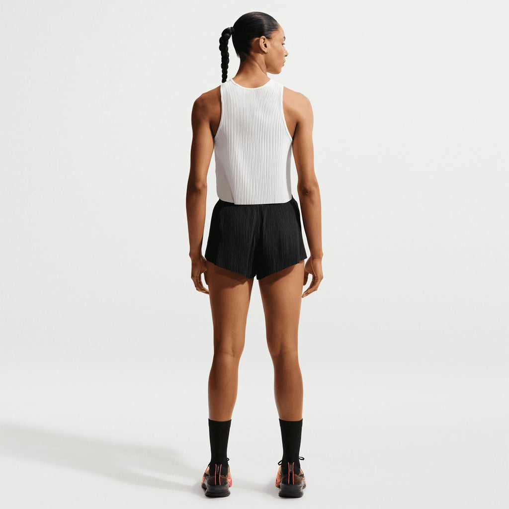 Women's Dri-FIT Aeroswift ADV Mid-Rise 3 Inch Running Shorts Black / White