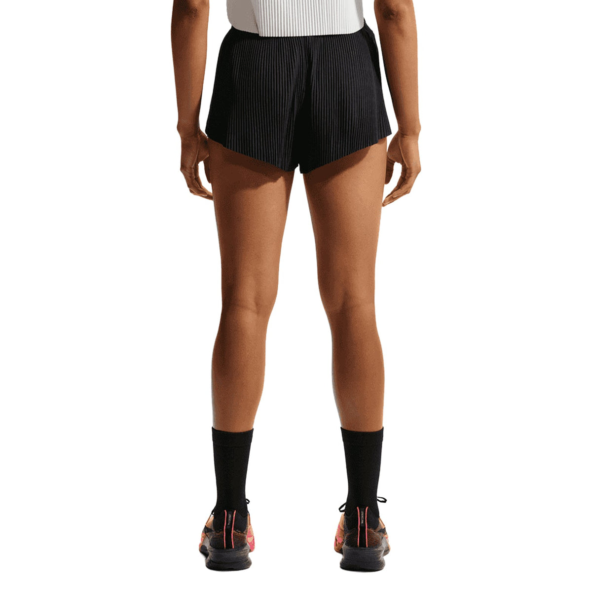 Women's Dri-FIT Aeroswift ADV Mid-Rise 3 Inch Running Shorts Black / White