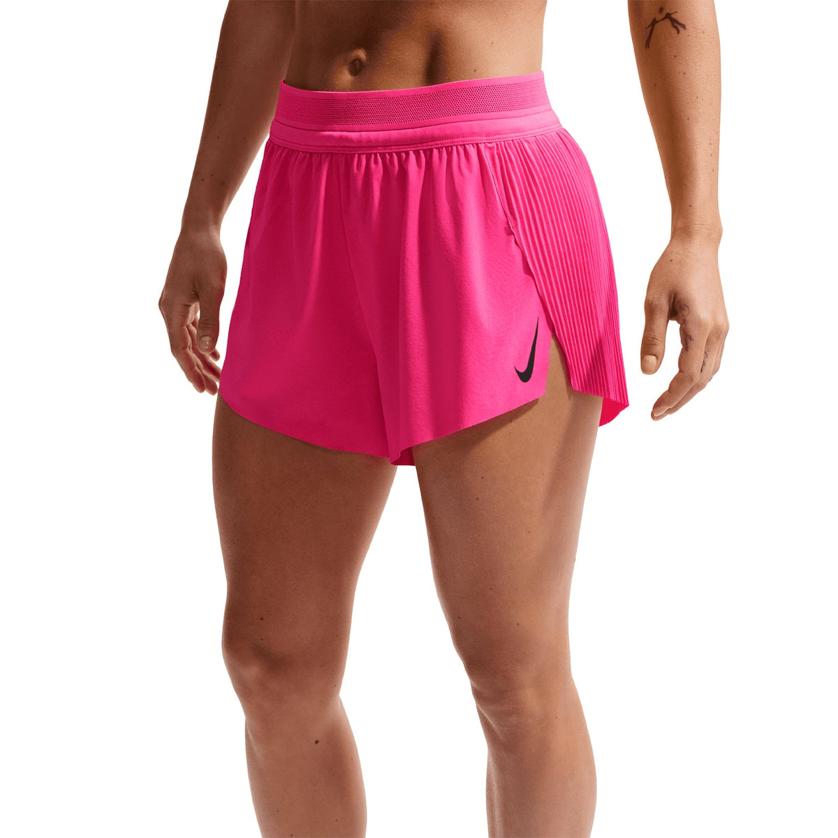 Women's Dri-FIT Aeroswift ADV Mid-Rise 3 Inch Running Shorts Hyper Pink / Black