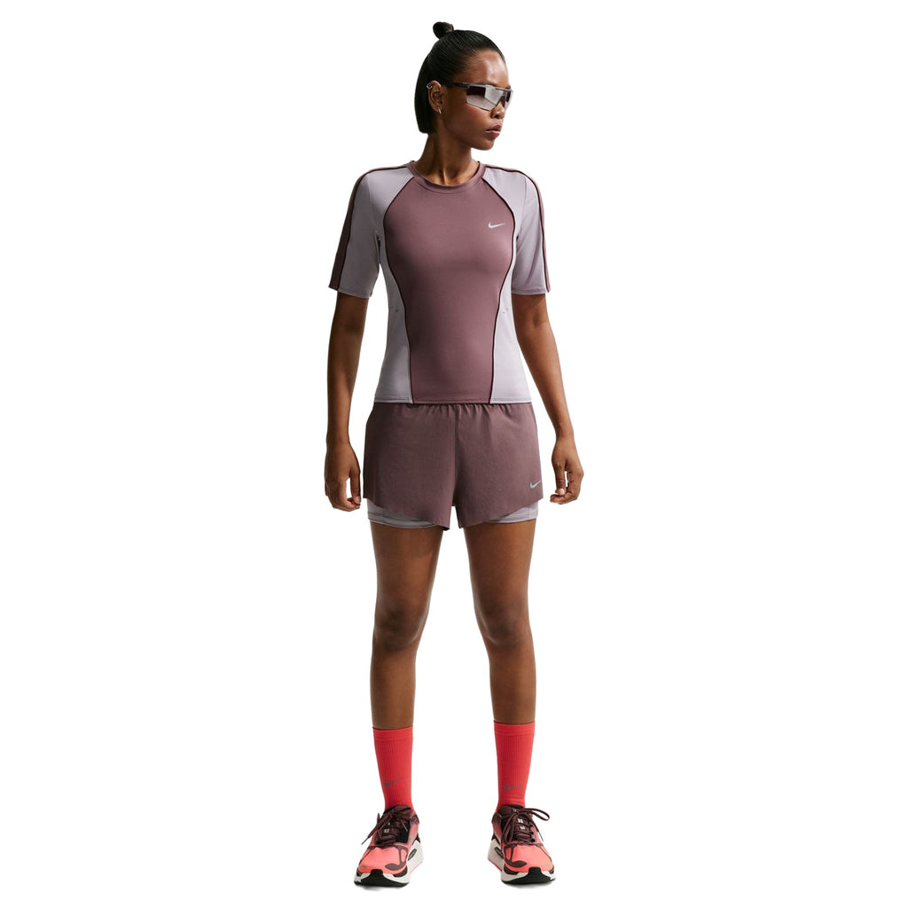 Women's Dri-FIT Mid Rise 2 in 1 Shorts Tattoo / Light Violet Ore