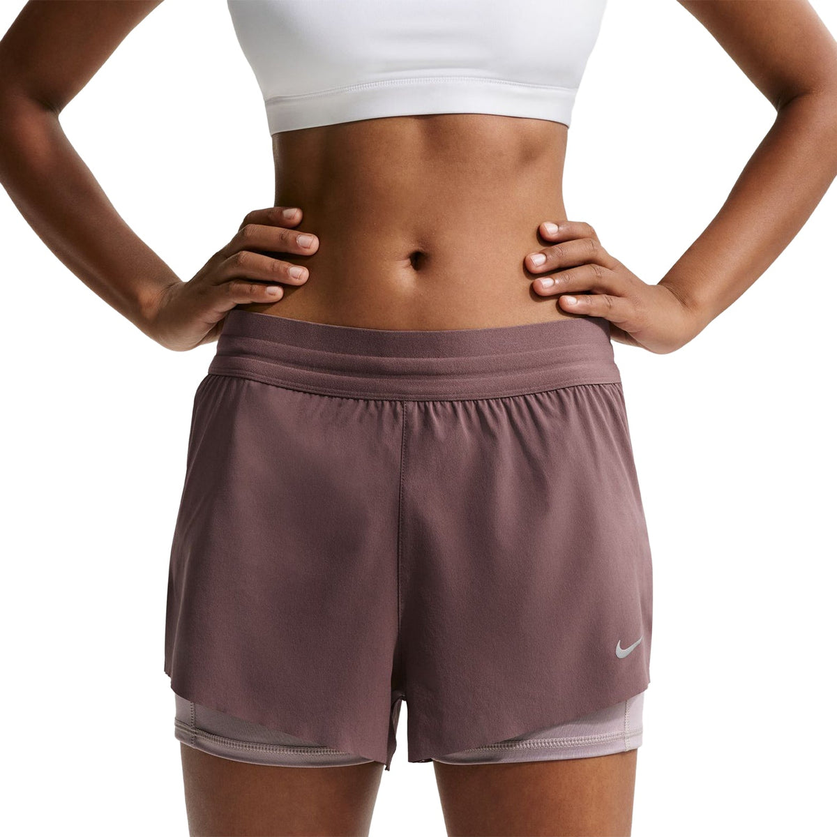 Women's Dri-FIT Mid Rise 2 in 1 Shorts Tattoo / Light Violet Ore