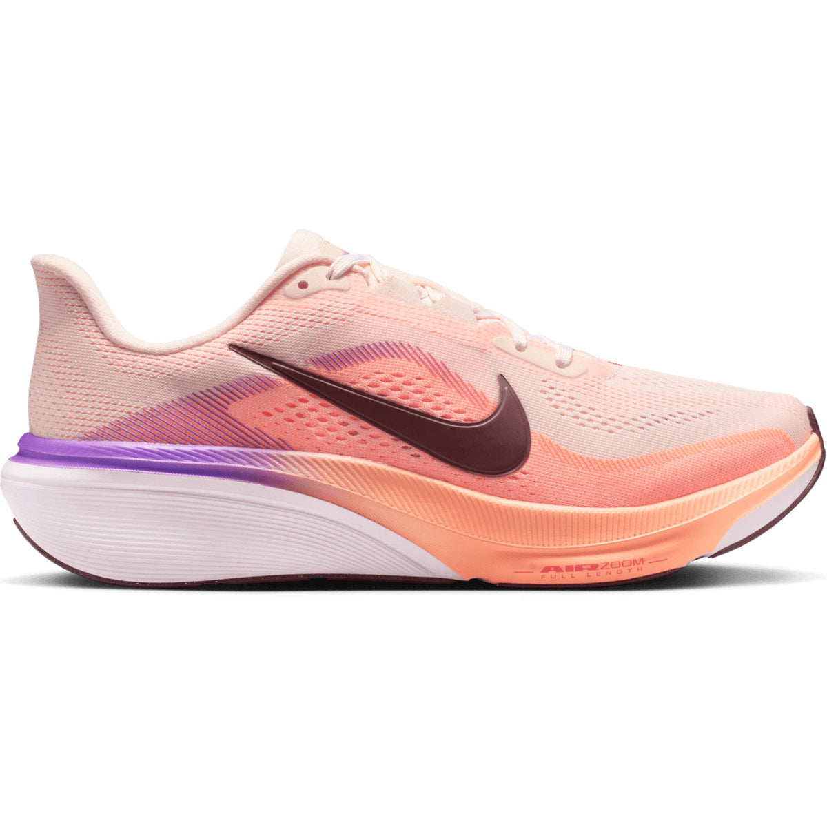 Women's Pegasus 42 Running Shoes Chalk / Orange Pulse / Bright Violet / Tattoo
