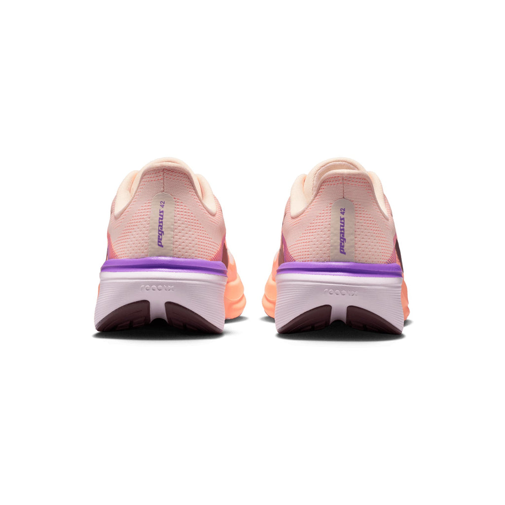 Women's Pegasus 42 Running Shoes Chalk / Orange Pulse / Bright Violet / Tattoo