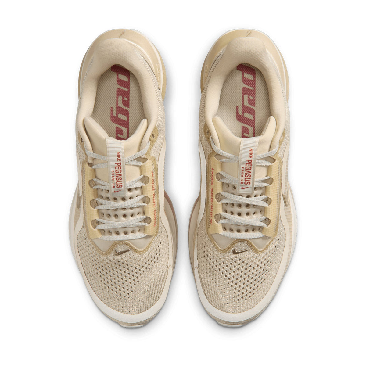 Women's Pegasus Premium Running Shoes Light Khaki / Metallic Gold Grain / Sail / Chalk