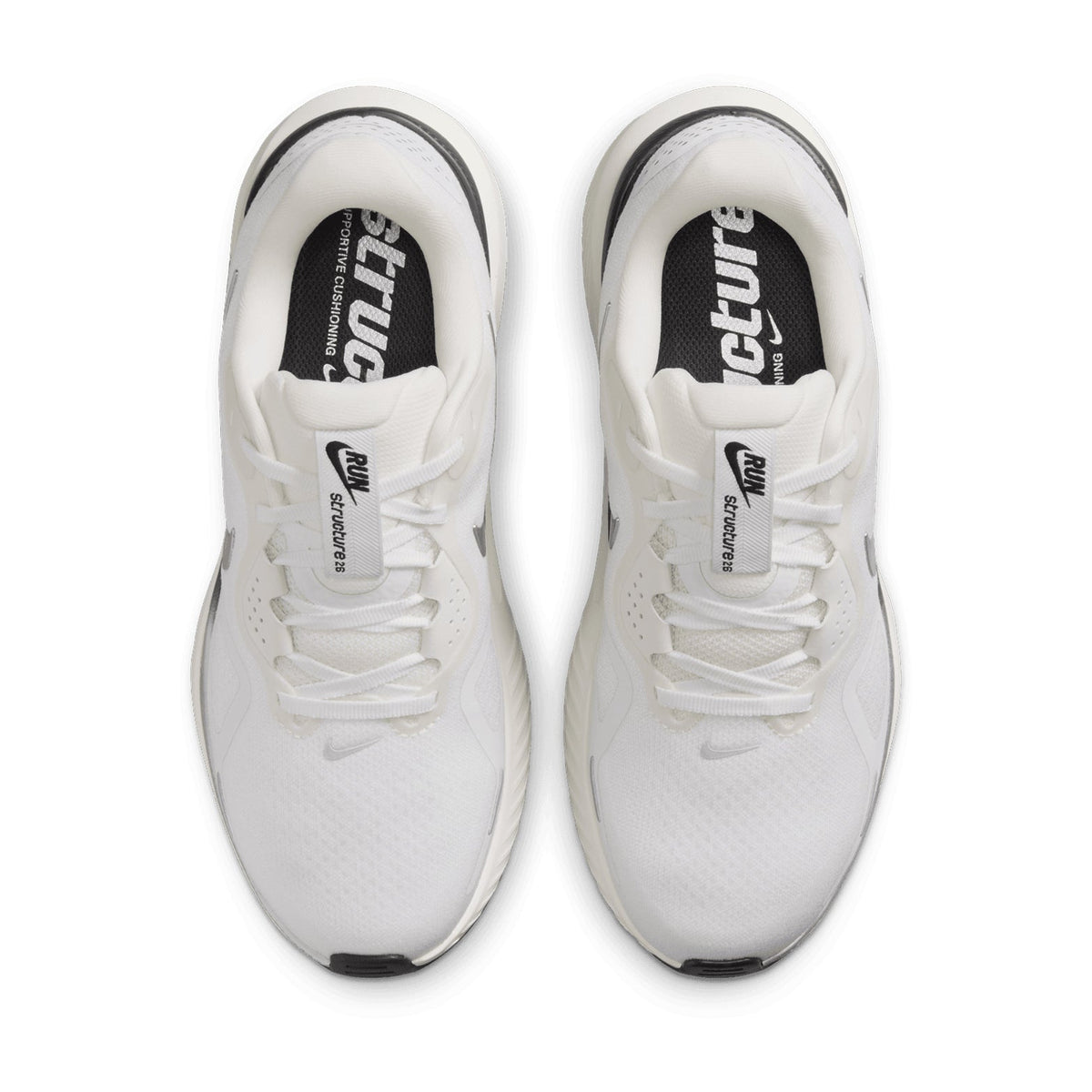 Women's Structure 26 ESS Running Shoes Summit White / Anthracite / Metallic Silver