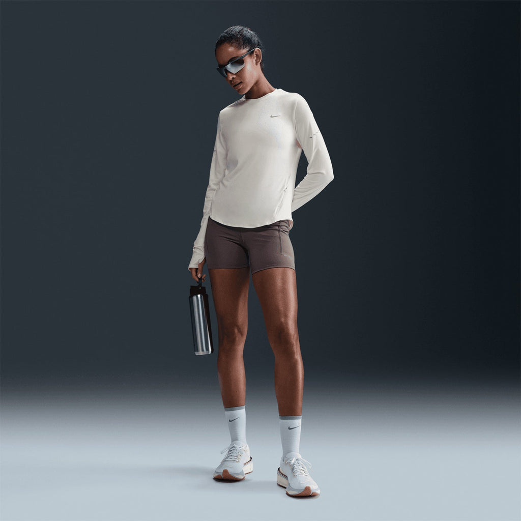 Women's Swift Dri-FIT UV Crew-Neck Running Top Sail