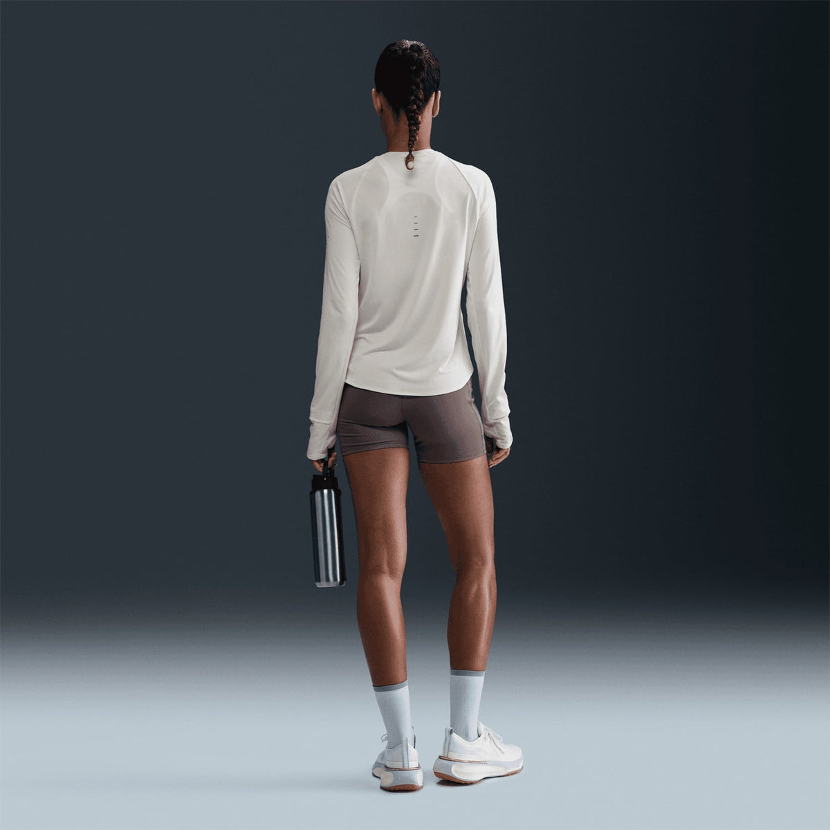 Women's Swift Dri-FIT UV Crew-Neck Running Top Sail