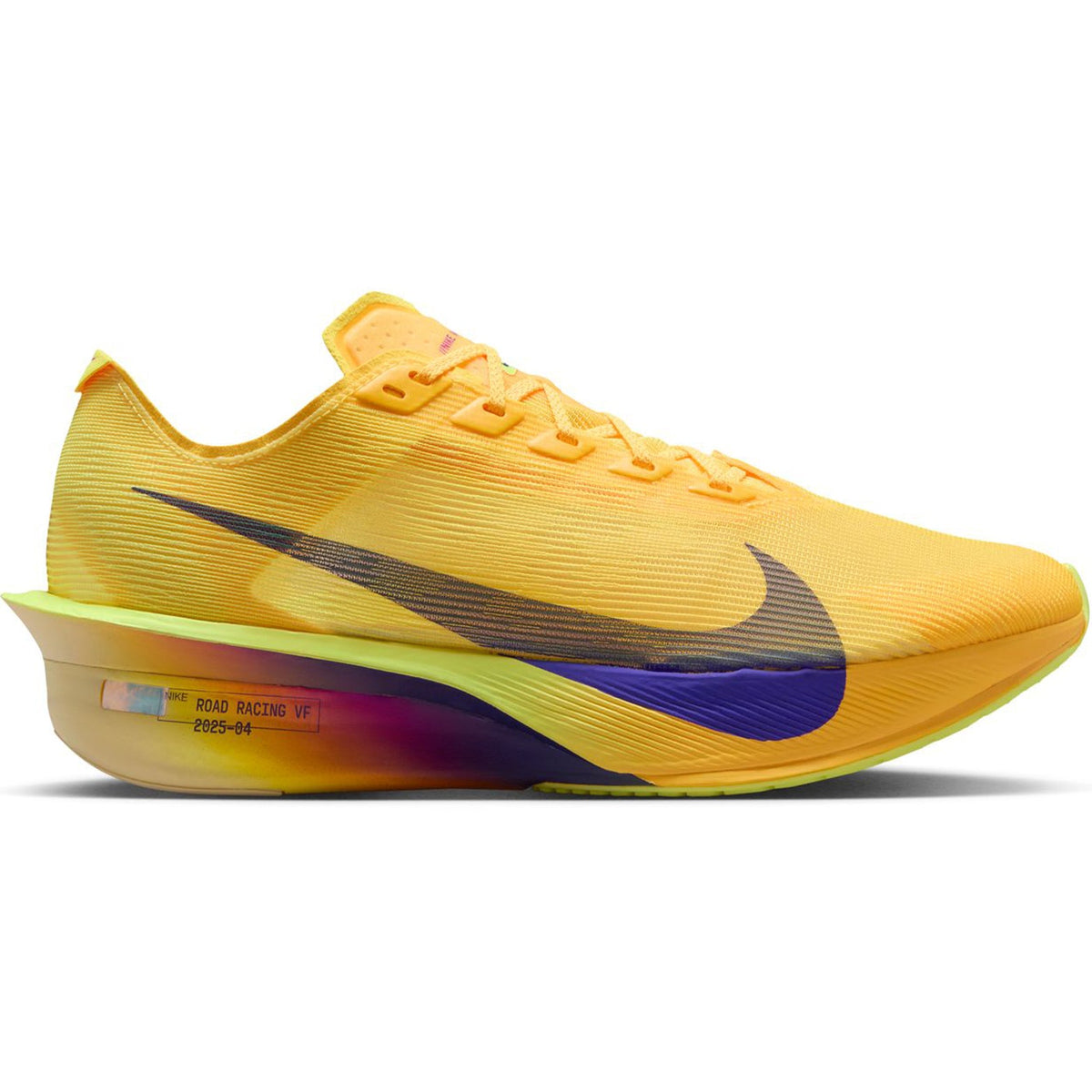 Women's Vaporfly 4 Running Shoes Citron Pulse / Laser Orange / Volt Ice / Indigo Burst