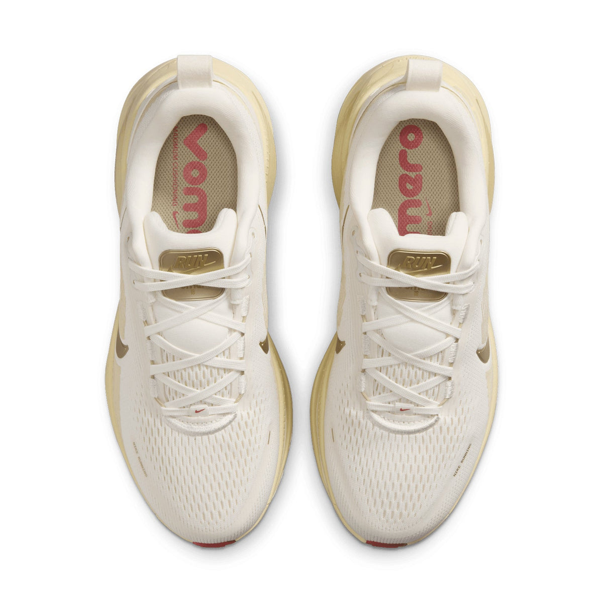 Women's Vomero 18 Running Shoes Sail / Metallic Gold Grain / Light Khaki / Filbert