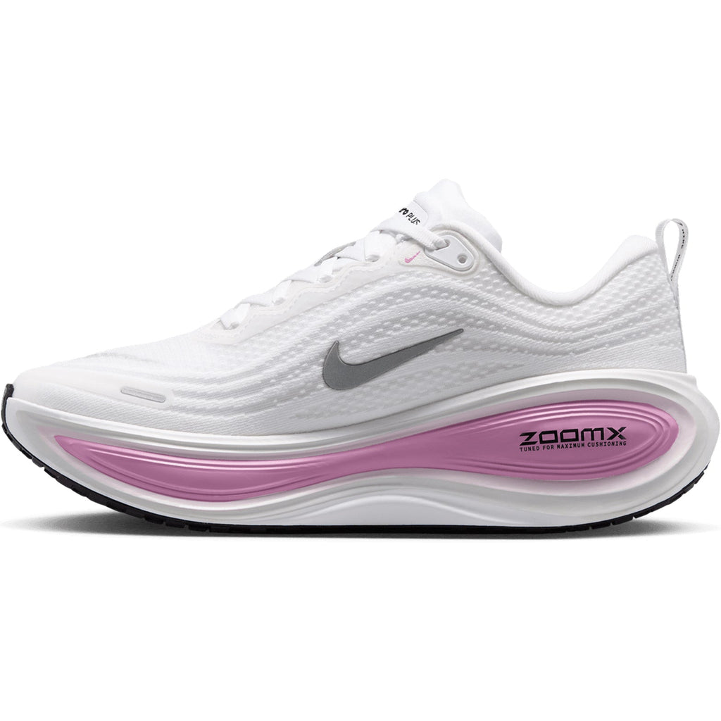 Women's Vomero Plus Running Shoes White / Bleached Lilac / Summit White / Metallic Silver