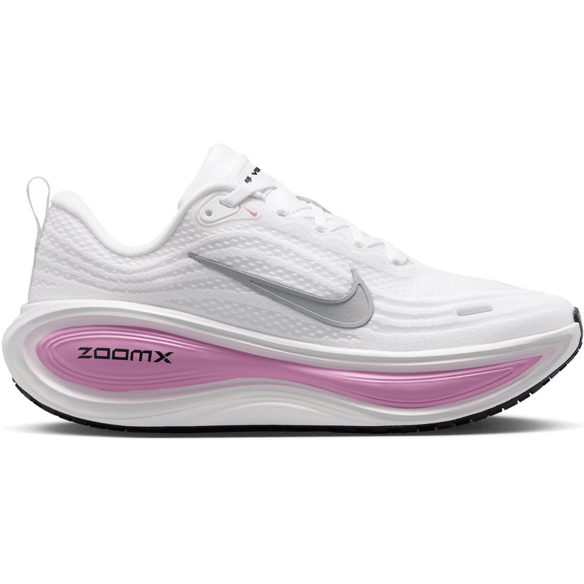 Women's Vomero Plus Running Shoes White / Bleached Lilac / Summit White / Metallic Silver