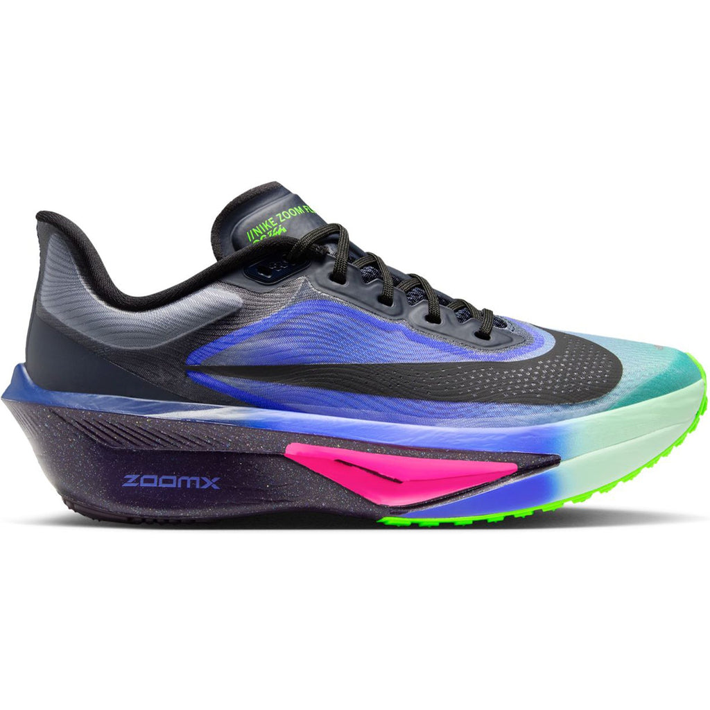 Women's Zoom Fly 6 GLAM Running Shoes Dark Obsidian / Black / Racer Blue