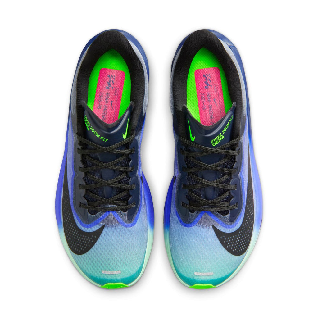 Women's Zoom Fly 6 GLAM Running Shoes Dark Obsidian / Black / Racer Blue