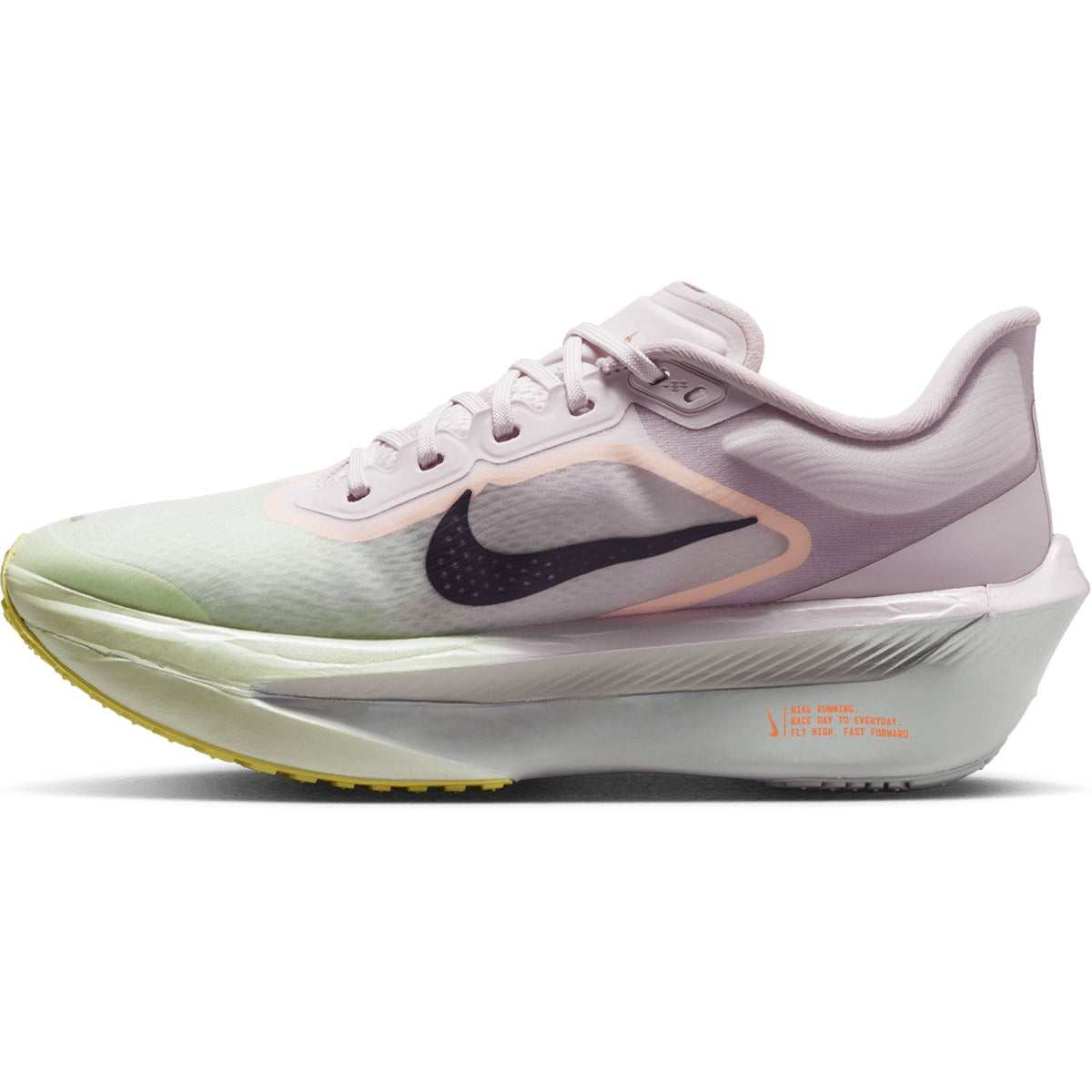 Women's Zoom Fly 6 Running Shoes Bleached Lilac / Purple Dynasty / Volt Tint
