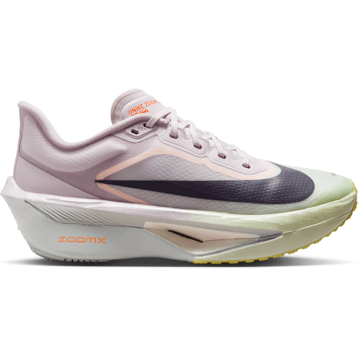 Women's Zoom Fly 6 Running Shoes Bleached Lilac / Purple Dynasty / Volt Tint