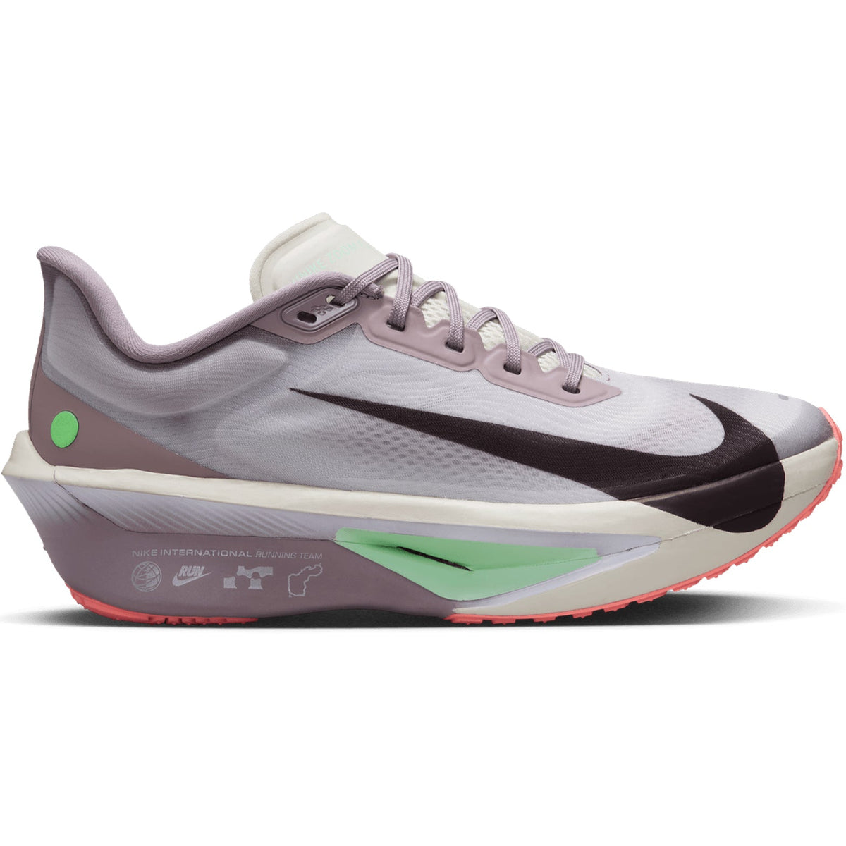 Women's Zoom Fly 6 Running Shoes Light Violet Ore / Baroque Brown / Sea Glass