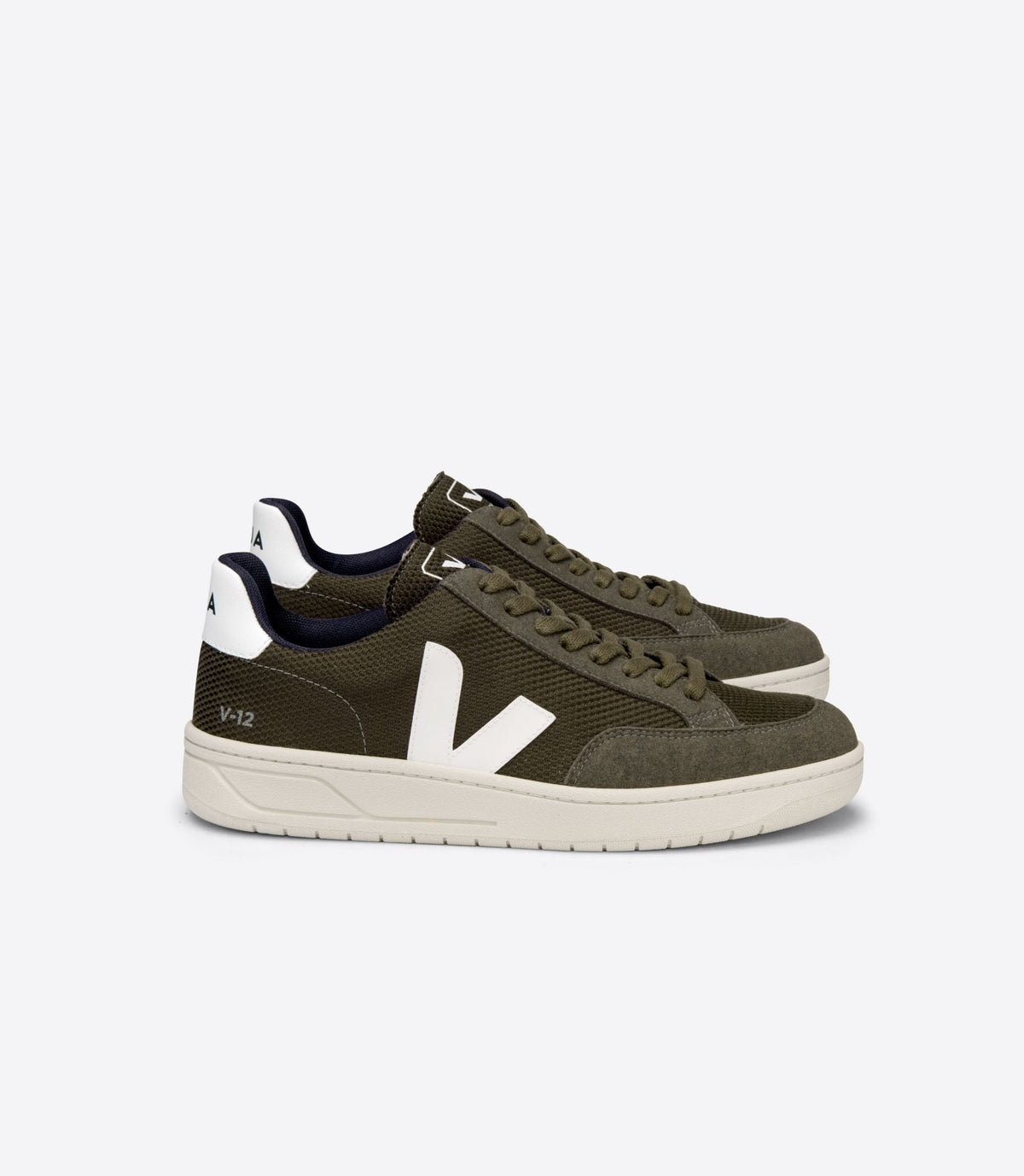 Women's V-12 VEGAN B-MESH OLIVE WHITE