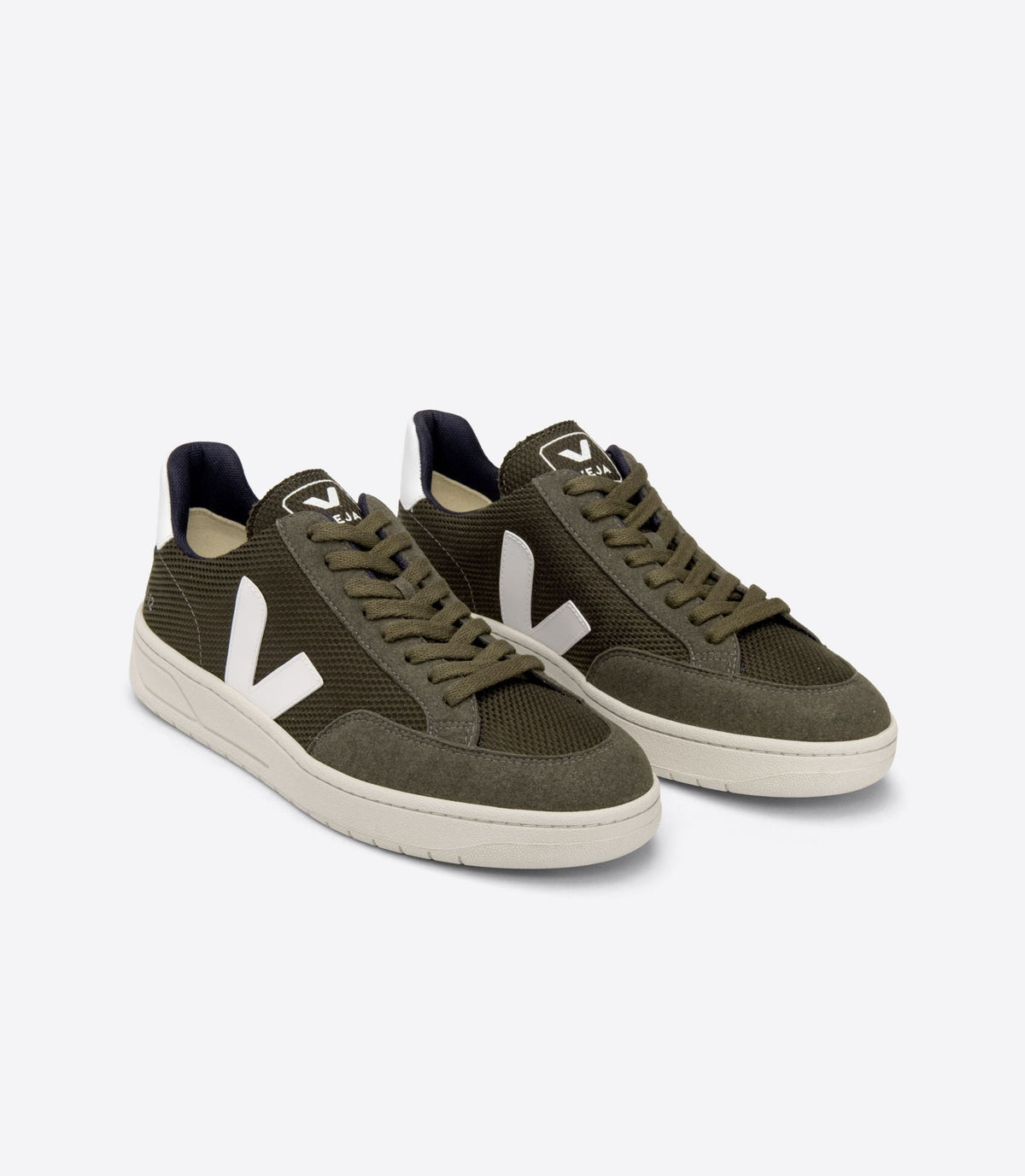 Men's V-12 VEGAN B-MESH OLIVE WHITE