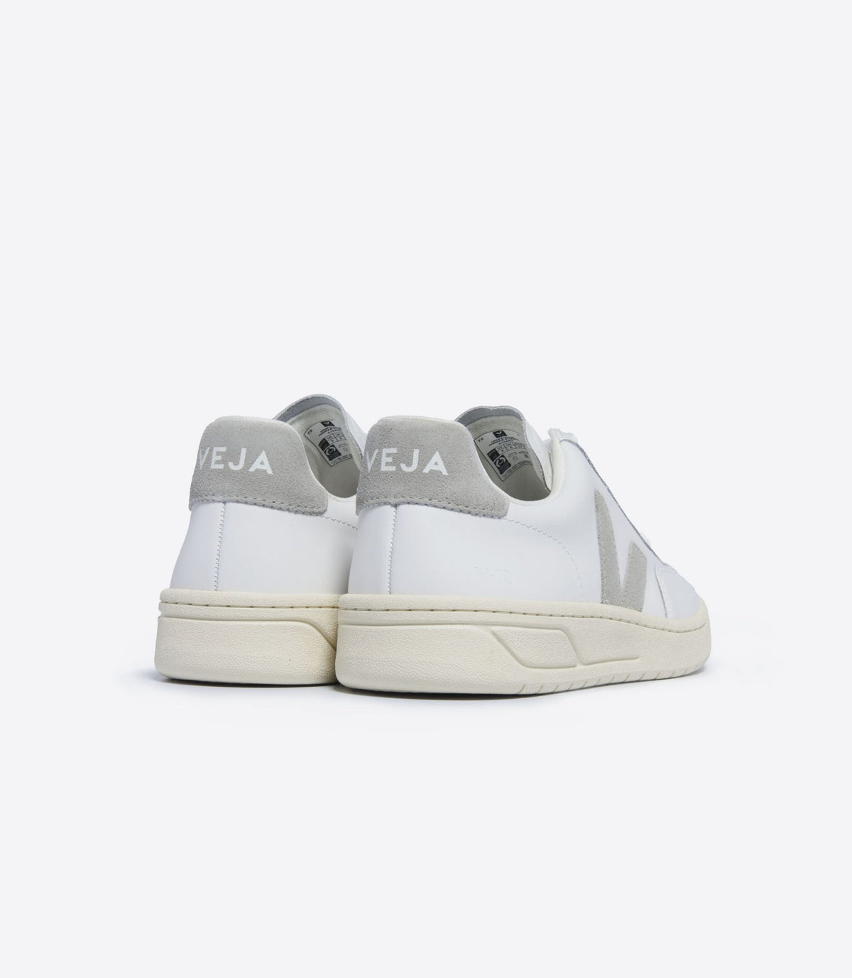 Women's V-12 LEATHER WHITE LIGHT GREY