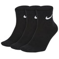 Nike Everday Lightweight Ankle Training Socks (3 Pairs) - Black/White