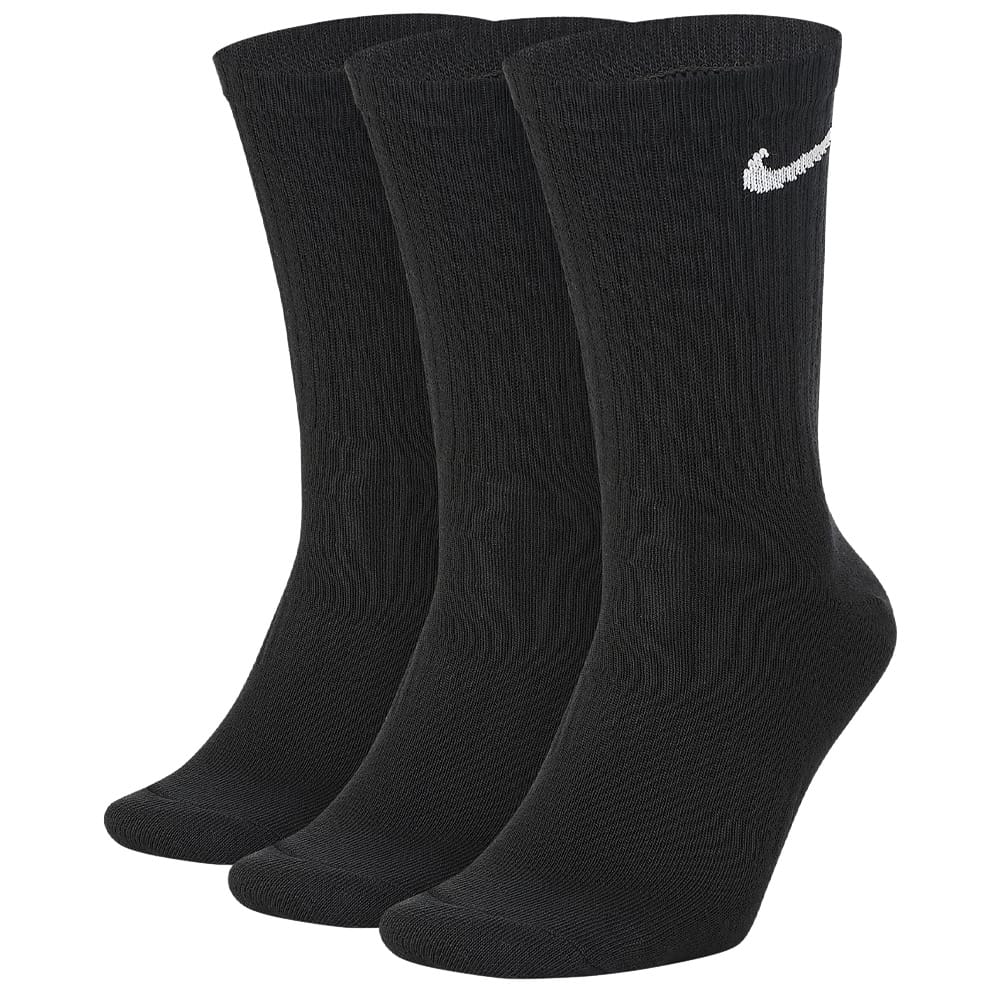 Nike Everday Lightweight Training Socks (3 Pairs) - Black/White