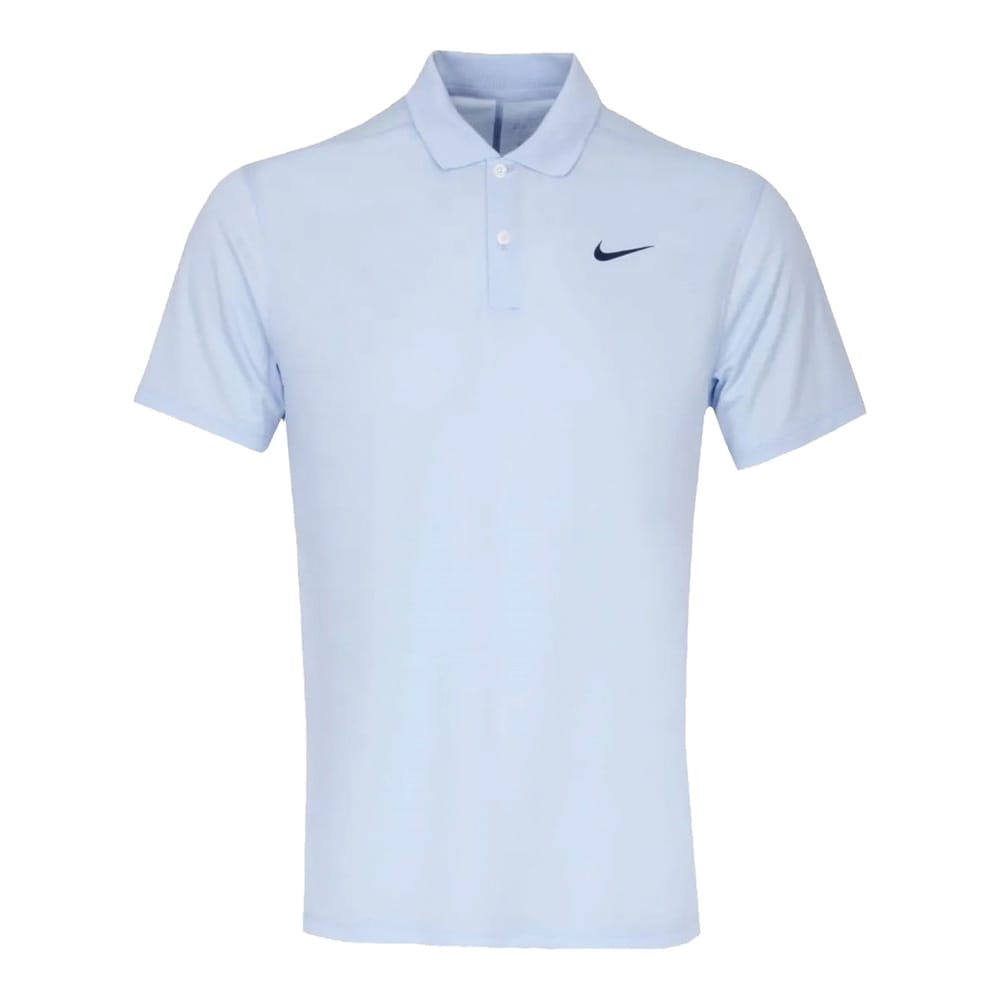 Nike Dri-Fit Victory Solid Polo Shirt - Hydrogen Blue/Obsidian
